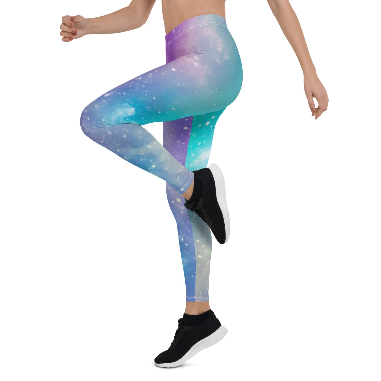 Water Color Clolorful Galaxy Leggings