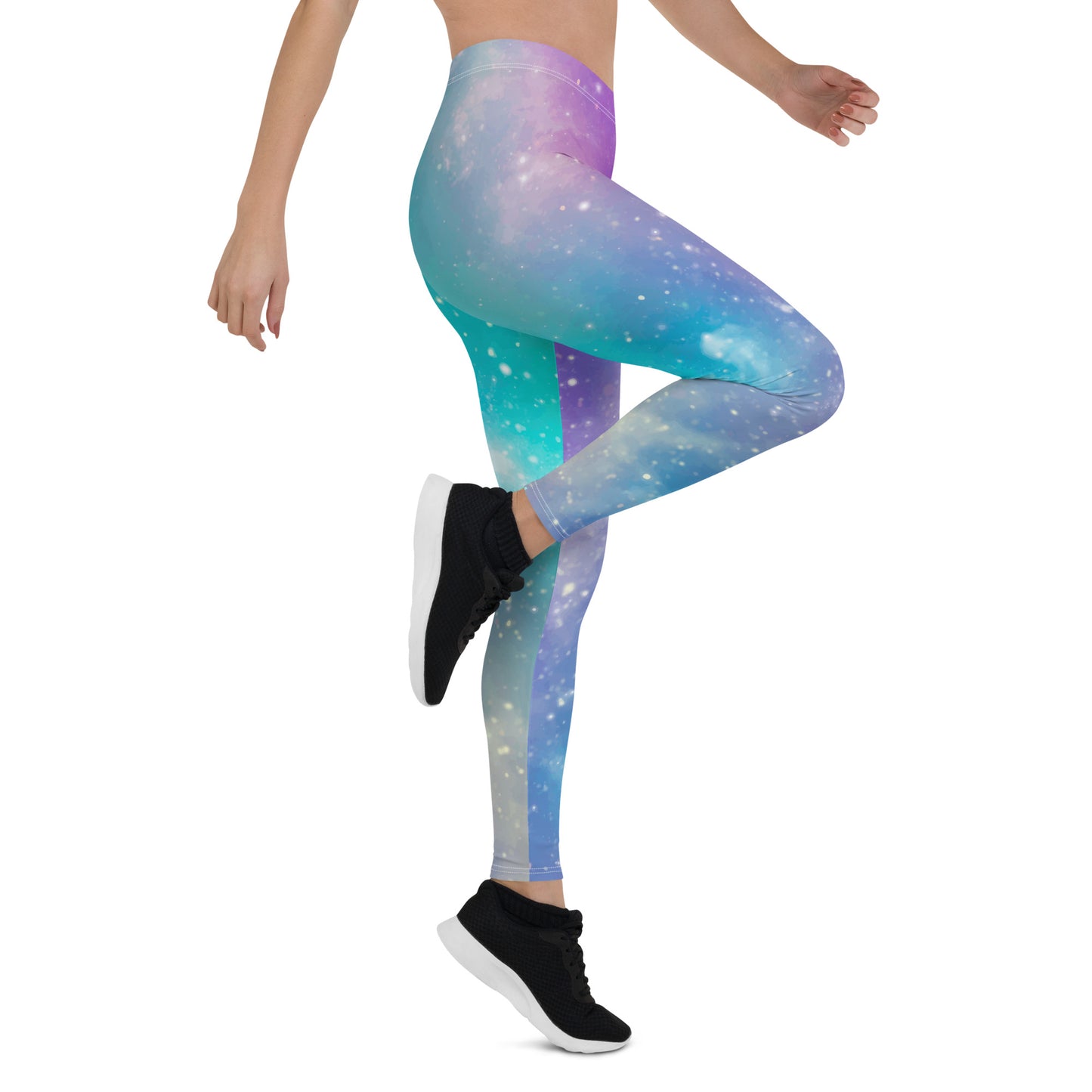 Water Color Clolorful Galaxy Leggings